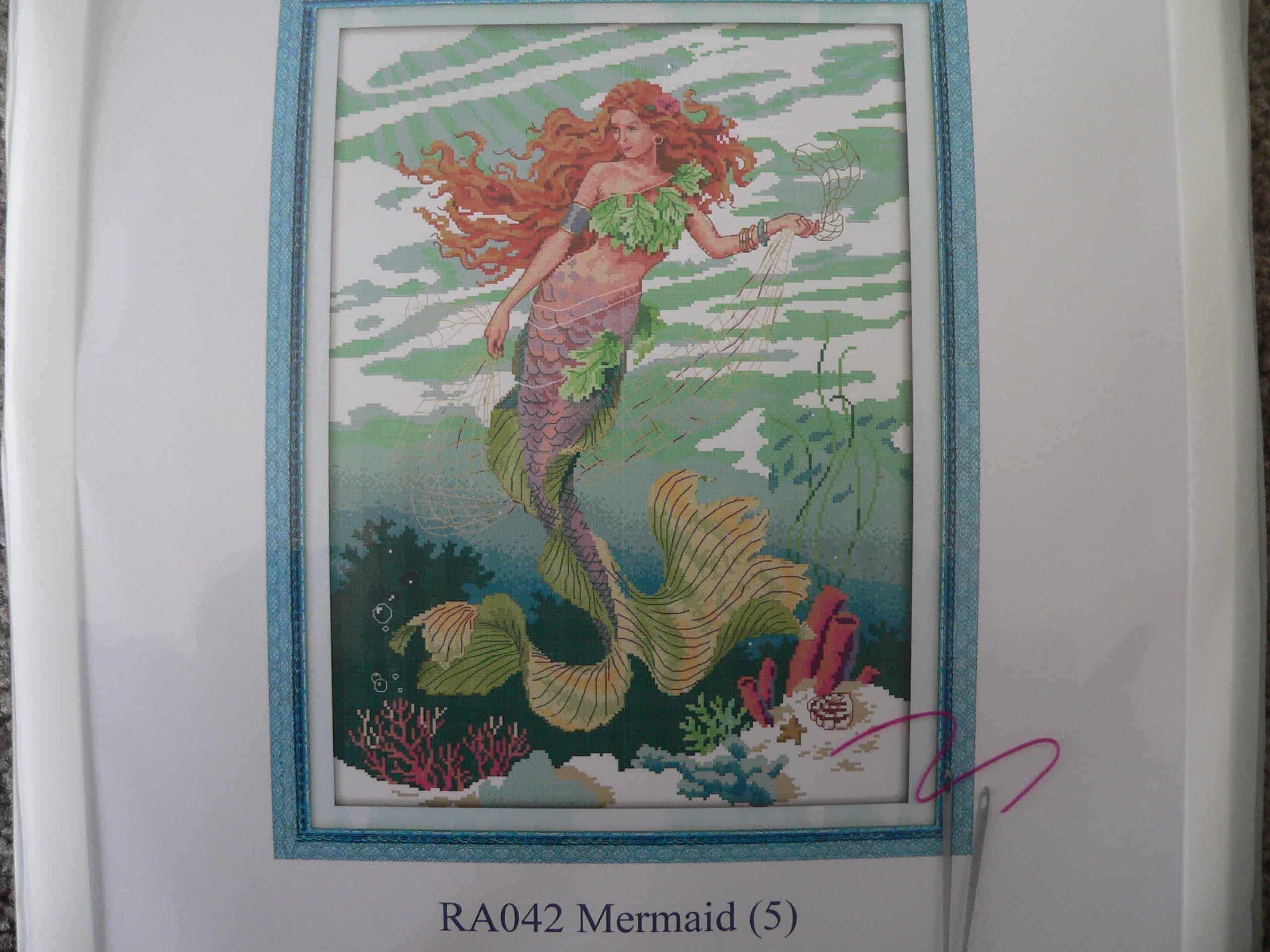 Mermaid - cross stitch kit | Craft Kits